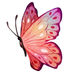 Watercolor butterfly illustration symbolizing transformation and renewal, representing Your Guide to ORY Skincare—an educational journey through ingredients, formulations, and personalized skincare rituals.