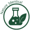 ORY Skincare Nature Identical icon representing lab-created ingredients chemically identical to those found in nature.
